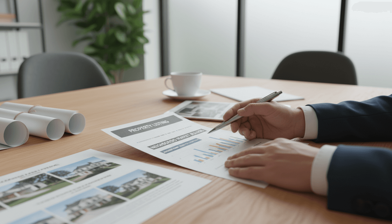 Completed property valuation report with assessment details